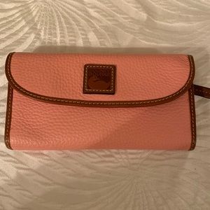 Dooney & Bourke Pink Leather Wallet
